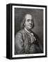 Benjamin Franklin, American Statesman, Printer and Scientist, 20th Century-Joseph Siffred Duplessis-Framed Stretched Canvas