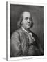 Benjamin Franklin, American Statesman, Printer and Scientist, 20th Century-Joseph Siffred Duplessis-Stretched Canvas