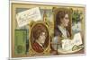 Benjamin Franklin and Isaac Newton-null-Mounted Giclee Print
