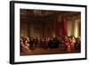 Benjamin Franklin Appearing before the Privy Council-Christian Schussele-Framed Giclee Print