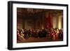 Benjamin Franklin Appearing before the Privy Council-Christian Schussele-Framed Giclee Print