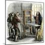 Benjamin Franklin at His Printing Press, Philadelphia-null-Mounted Giclee Print