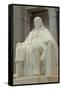 Benjamin Franklin at the Franklin Institute-Daderot-Framed Stretched Canvas