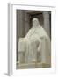 Benjamin Franklin at the Franklin Institute-Daderot-Framed Art Print