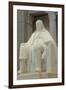 Benjamin Franklin at the Franklin Institute-Daderot-Framed Art Print