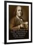 Benjamin Franklin Beer is Proof God Loves Us-null-Framed Photo