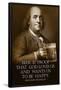 Benjamin Franklin Beer is Proof God Loves Us-null-Framed Poster