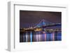 Benjamin Franklin Bridge at Night-michaelmill-Framed Photographic Print