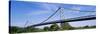 Benjamin Franklin Bridge over the Delaware River, Pennsylvania, Philadelphia, USA-null-Stretched Canvas