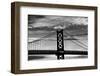 Benjamin Franklin Bridge-Erin Clark-Framed Art Print