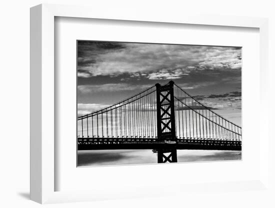 Benjamin Franklin Bridge-Erin Clark-Framed Art Print