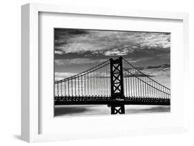 Benjamin Franklin Bridge-Erin Clark-Framed Art Print