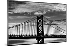 Benjamin Franklin Bridge-Erin Clark-Mounted Art Print