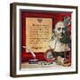 "Benjamin Franklin - Bust and Quote", January 19, 1957-Stanley Meltzoff-Framed Giclee Print