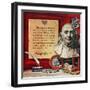 "Benjamin Franklin - Bust and Quote", January 19, 1957-Stanley Meltzoff-Framed Giclee Print