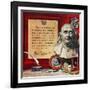 "Benjamin Franklin - Bust and Quote", January 19, 1957-Stanley Meltzoff-Framed Giclee Print