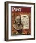 "Benjamin Franklin - bust and quote," Saturday Evening Post Cover, January 19, 1946-John Atherton-Framed Giclee Print