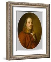 Benjamin Franklin , c.1779-Joseph Siffred Duplessis-Framed Giclee Print