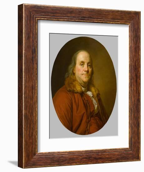 Benjamin Franklin , c.1779-Joseph Siffred Duplessis-Framed Giclee Print