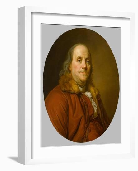 Benjamin Franklin , c.1779-Joseph Siffred Duplessis-Framed Giclee Print