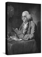 Benjamin Franklin, C1766-David Martin-Stretched Canvas