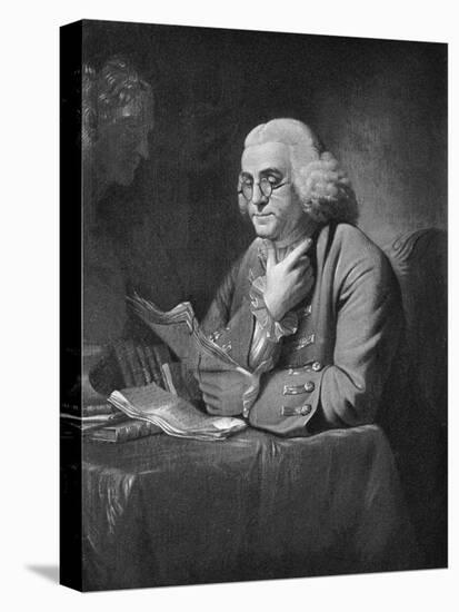 Benjamin Franklin, C1766-David Martin-Stretched Canvas