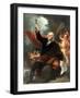 Benjamin Franklin Drawing Electricity from the Sky-Benjamin West-Framed Giclee Print