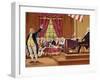 Benjamin Franklin Gesturing and Speaking in Constitutional Convention-null-Framed Giclee Print