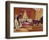 Benjamin Franklin Gesturing and Speaking in Constitutional Convention-null-Framed Giclee Print