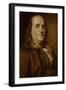 Benjamin Franklin in Fur Collar-Joseph-Siffrede Duplessis-Framed Art Print