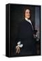 Benjamin Franklin in His Early 40S-American-Framed Stretched Canvas