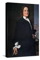 Benjamin Franklin in His Early 40S-American-Stretched Canvas