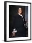 Benjamin Franklin in His Early 40S-American-Framed Giclee Print