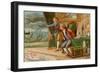 Benjamin Franklin, Inventor of the Lightning Rod and One of the Founding Fathers of the USA-null-Framed Giclee Print