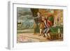 Benjamin Franklin, Inventor of the Lightning Rod and One of the Founding Fathers of the USA-null-Framed Giclee Print