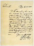 Letter from Benjamin Franklin to David Hartley Mp, 14th April 1782-Benjamin Franklin-Giclee Print