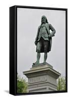 Benjamin Franklin Monument-null-Framed Stretched Canvas