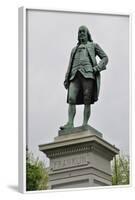 Benjamin Franklin Monument-null-Framed Art Print