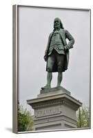 Benjamin Franklin Monument-null-Framed Art Print