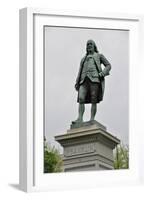 Benjamin Franklin Monument-null-Framed Art Print
