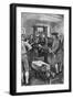 Benjamin Franklin Offering Advice to Printers-null-Framed Giclee Print