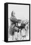 Benjamin Franklin Playing the Armonica-null-Framed Stretched Canvas