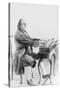 Benjamin Franklin Playing the Armonica-null-Stretched Canvas