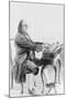 Benjamin Franklin Playing the Armonica-null-Mounted Art Print