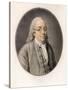 Benjamin Franklin. Portrait (Engraving)-Louis Michel van (after) Loo-Stretched Canvas