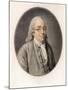 Benjamin Franklin. Portrait (Engraving)-Louis Michel van (after) Loo-Mounted Giclee Print