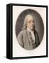 Benjamin Franklin. Portrait (Engraving)-Louis Michel van (after) Loo-Framed Stretched Canvas