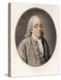 Benjamin Franklin. Portrait (Engraving)-Louis Michel van (after) Loo-Stretched Canvas