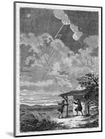 Benjamin Franklin's Conducting His Lightning Experiments in Philadelphia-Guiguet-Mounted Art Print