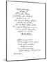 Benjamin Franklin's Epitaph, Written by Himself, 1728-Benjamin Franklin-Mounted Giclee Print